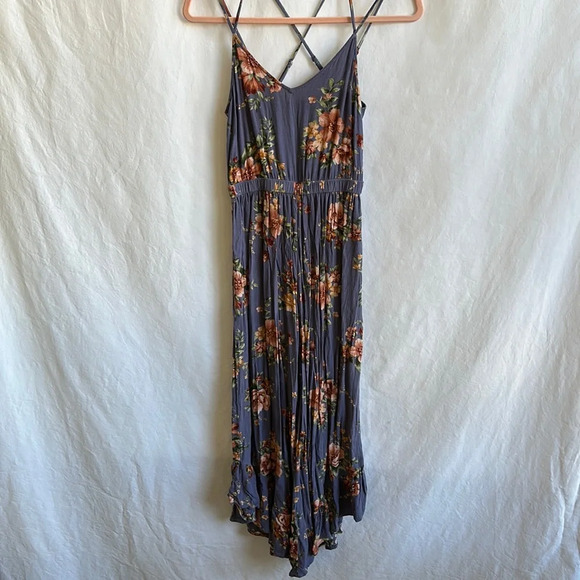 American Eagle Outfitters Pants - American Eagle Outfitters lavender floral jumpsuit, size XS